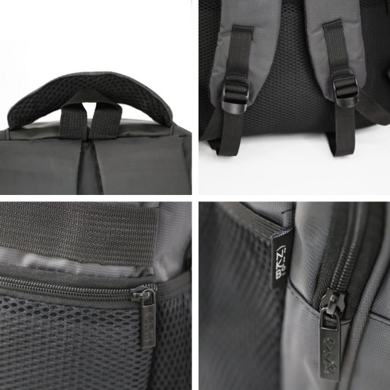 Рюкзак для подорожей Nikibo Dynamic зі світловідбивачем сірий - 30010505-07