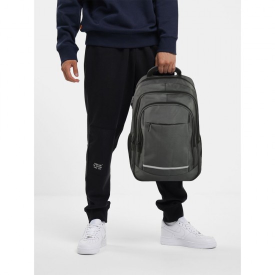 Рюкзак для подорожей Nikibo Dynamic зі світловідбивачем сірий - 30010505-07