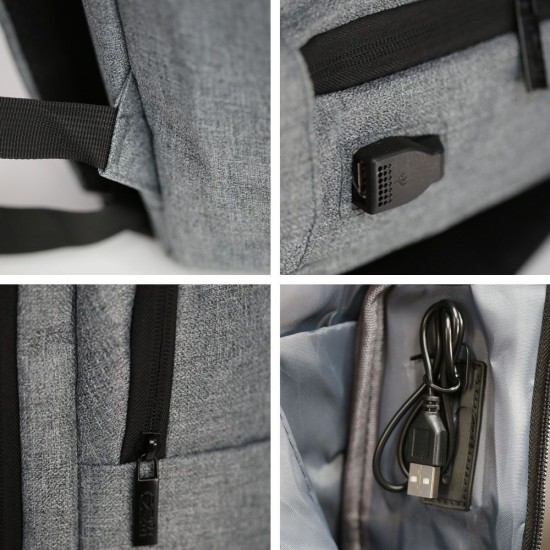 Рюкзак для подорожей Nikibo Sleek сірий - 30010805-07