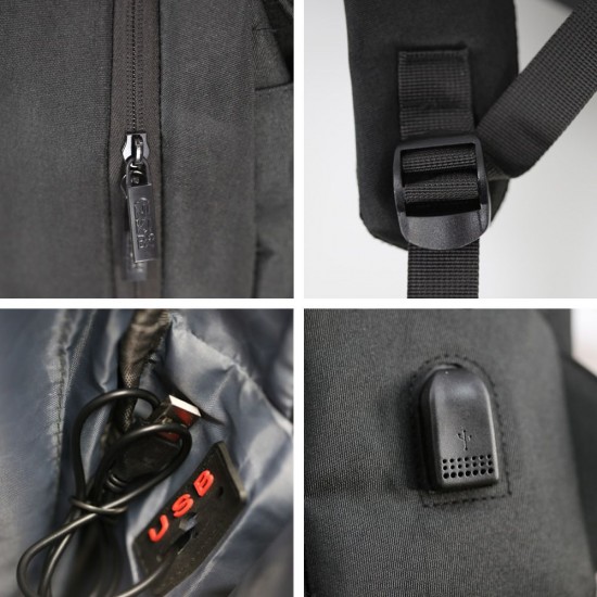 Рюкзак для ноутбука Nikibo Studio чорний - 30011005-01 Рюкзак для ноутбука Nikibo Studio чорний - 30011005-01