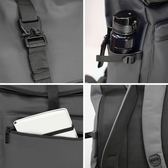 Рюкзак роллтоп Nikibo Trekker сірий - 30011105-07