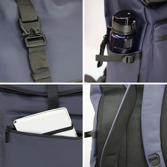 Рюкзак роллтоп Nikibo Trekker темно-синій - 30011105-44