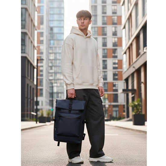 Рюкзак роллтоп Nikibo Trekker темно-синій - 30011105-44