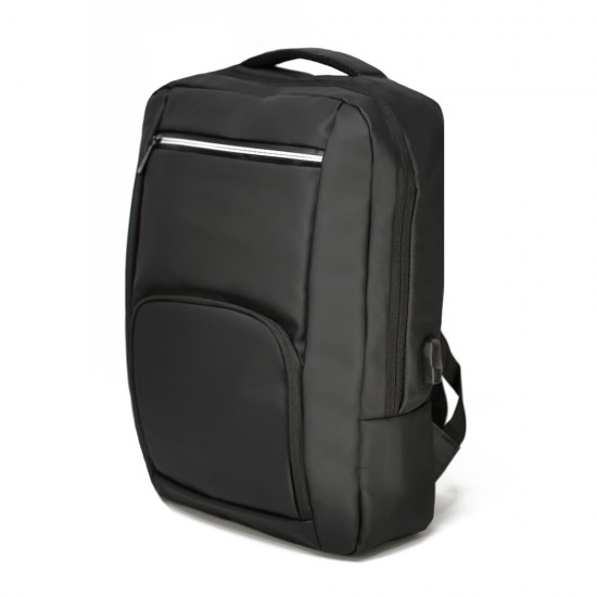 Рюкзак для ноутбука Nikibo Essential зі світловідбивачем чорний - 30011205-01 Рюкзак для ноутбука Nikibo Essential зі світловідбивачем чорний - 30011205-01
