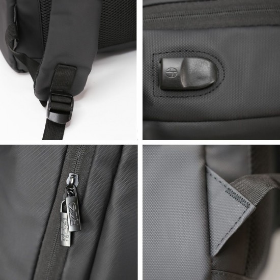 Рюкзак для ноутбука Nikibo Essential зі світловідбивачем чорний - 30011205-01 Рюкзак для ноутбука Nikibo Essential зі світловідбивачем чорний - 30011205-01