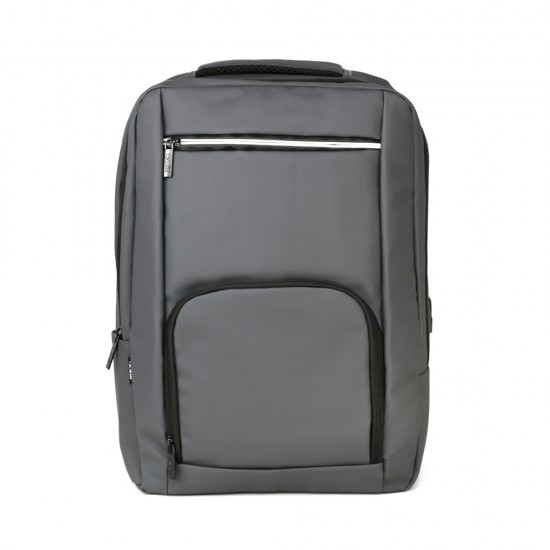 Рюкзак для ноутбука Nikibo Essential зі світловідбивачем сірий - 30011205-07 Рюкзак для ноутбука Nikibo Essential зі світловідбивачем сірий - 30011205-07