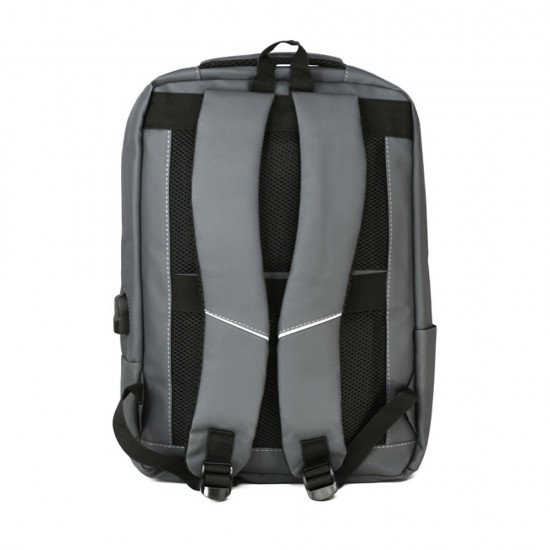 Рюкзак для ноутбука Nikibo Essential зі світловідбивачем сірий - 30011205-07 Рюкзак для ноутбука Nikibo Essential зі світловідбивачем сірий - 30011205-07