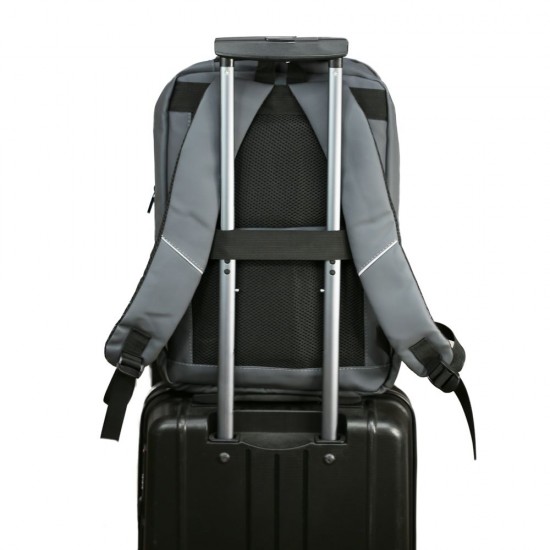 Рюкзак для ноутбука Nikibo Essential зі світловідбивачем сірий - 30011205-07 Рюкзак для ноутбука Nikibo Essential зі світловідбивачем сірий - 30011205-07