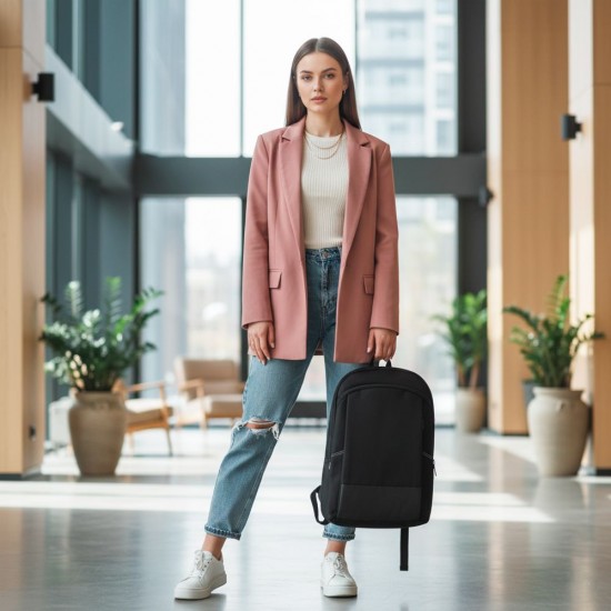 Рюкзак для ноутбука Nikibo Smart чорний - 30011605-01