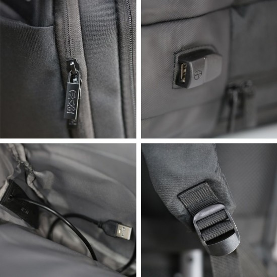 Рюкзак для подорожей Nikibo Scout чорний - 30012205-01 Рюкзак для подорожей Nikibo Scout чорний - 30012205-01