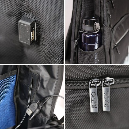 Рюкзак для ноутбука Nikibo Globe чорний - 30012405-01