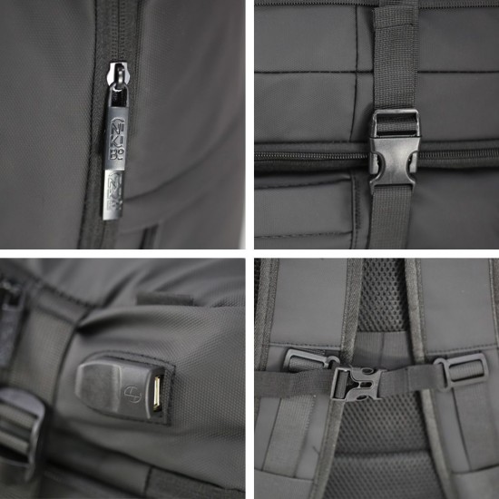 Рюкзак-сумка Nikibo Journey чорний - 30012505-01