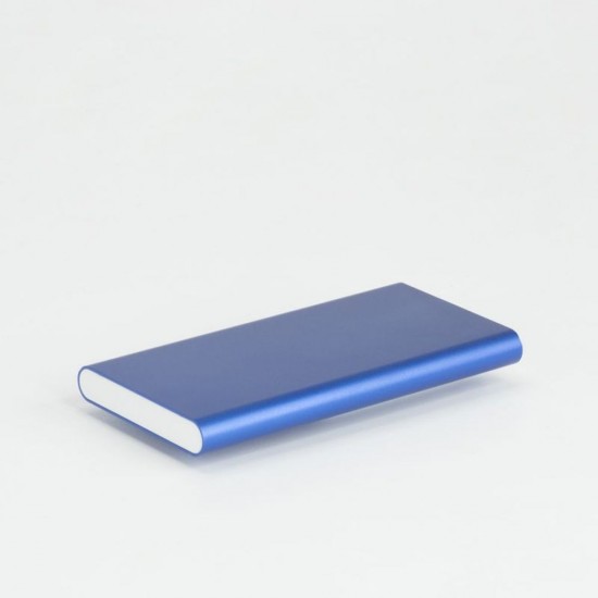 Повербанк 3000 mAh Bergamo HitClip, з кліпсою, світлодіодний індикатор білий/синій - 3009.3