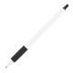 Ручка пластикова, кулькова Bergamo Tender білий/чорний - 3510-1