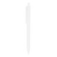 Ручка пластикова, кулькова Bergamo Wideclip білий - 3515-8