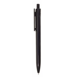 Ручка пластикова, кулькова Bergamo Eclip чорний - 3525-1