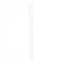 Ручка пластикова кулькова Bergamo Qube білий - 3560-8