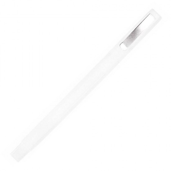 Ручка пластикова, кулькова Bergamo Qube білий - 3560-8