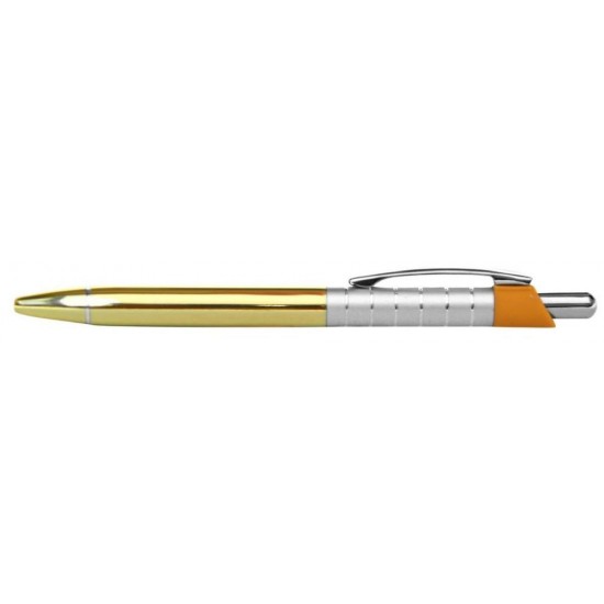 Ручка металева ТМ Bergamo жовтий - 3810M-5
