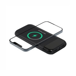 Повербанк 10000 mAh TheGeneral ChargeVault, бездротова зарядка 15W, цифровий індикатор чорний - 40010819-01