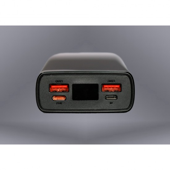 Повербанк 20000 mAh TheGeneral TurboCharge, цифровий індикатор графітовий - 40010822-11