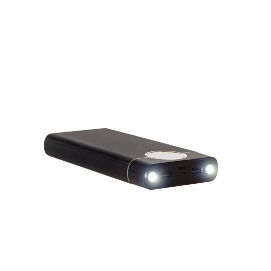 Повербанк 20000 mAh TheGeneral QuikPower, світлодіодний індикатор чорний - 40011922-01