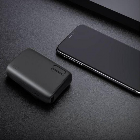 Повербанк 10000 mAh TheGeneral Hardeol, світлодіодний індикатор чорний - 40012419-01