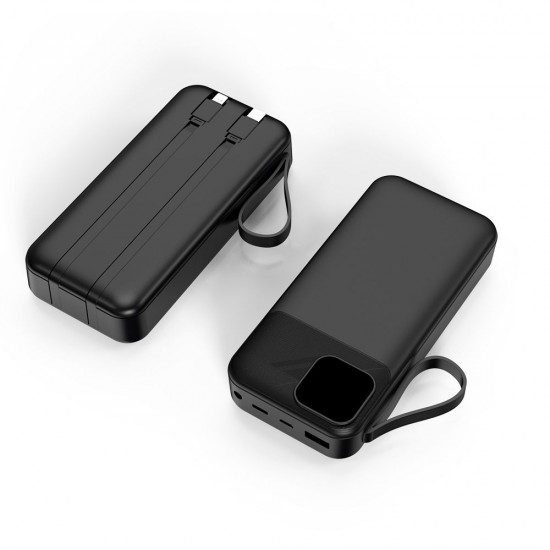 Повербанк 20000 mAh TheGeneral Voltix, цифровий індикатор чорний - 40012819-01