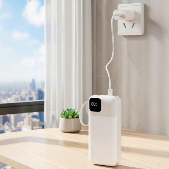 Повербанк 20000 mAh TheGeneral Voltix, цифровий індикатор білий - 40012819-08