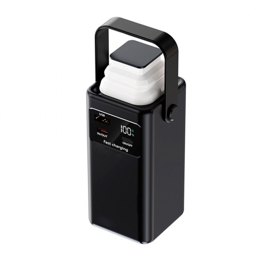 Повербанк 20000 mAh TheGeneral Glim, цифровий індикатор чорний - 40012919-01