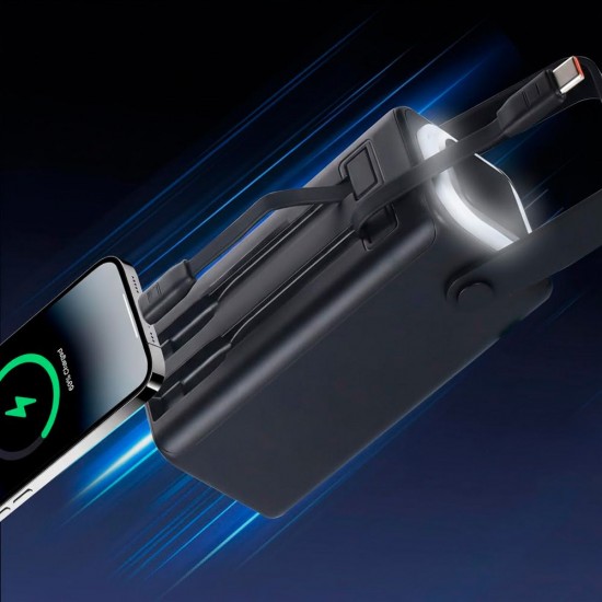 Повербанк 20000 mAh TheGeneral Glim, цифровий індикатор чорний - 40012919-01