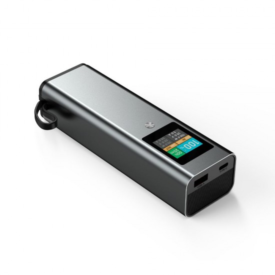 Повербанк 20000 mAh TheGeneral Amp, цифровий індикатор графітовий - 40013122-11 Повербанк 20000 mAh TheGeneral Amp, цифровий індикатор графітовий - 40013122-11