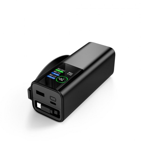 Повербанк 20000 mAh TheGeneral Ready, цифровий індикатор чорний - 40013222-01