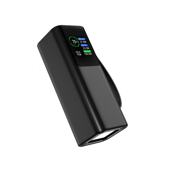 Повербанк 20000 mAh TheGeneral Ready, цифровий індикатор чорний - 40013222-01