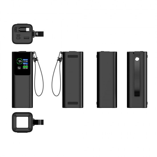 Повербанк 20000 mAh TheGeneral Ready, цифровий індикатор чорний - 40013222-01