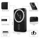 Повербанк 10000 mAh TheGeneral Alive, бездротова зарядка 15W, цифровий індикатор чорний - 40013322-01