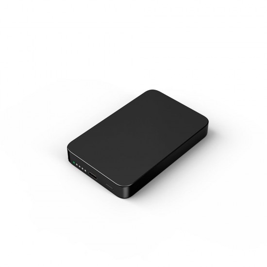 Повербанк 10000 mAh TheGeneral Alive, бездротова зарядка 15W, цифровий індикатор чорний - 40013322-01