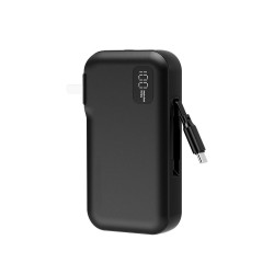 Повербанк 10000 mAh TheGeneral Zeno, цифровий індикатор чорний - 40013519-01 Повербанк 10000 mAh TheGeneral Zeno, цифровий індикатор чорний - 40013519-01