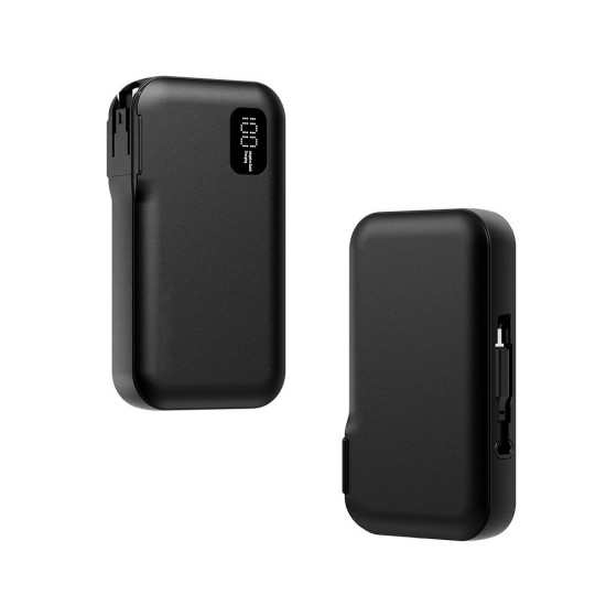 Повербанк 10000 mAh TheGeneral Zeno, цифровий індикатор чорний - 40013519-01 Повербанк 10000 mAh TheGeneral Zeno, цифровий індикатор чорний - 40013519-01