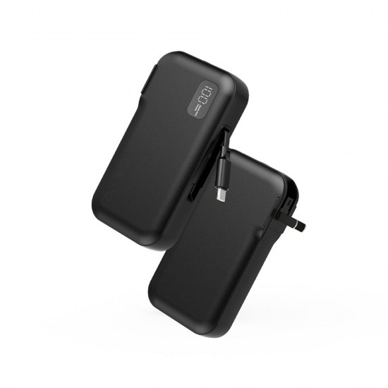 Повербанк 10000 mAh TheGeneral Zeno, цифровий індикатор чорний - 40013519-01 Повербанк 10000 mAh TheGeneral Zeno, цифровий індикатор чорний - 40013519-01