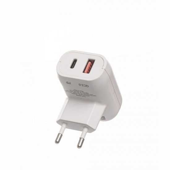 Зарядний пристрій TheGeneral Vspeed 20W 2 порти білий - 40050319-08