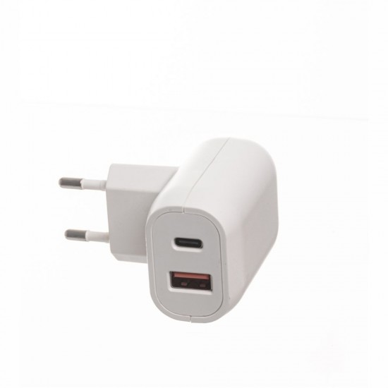 Зарядний пристрій TheGeneral Vspeed 20W 2 порти білий - 40050319-08