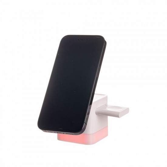 Бездротовий зарядний пристрій TheGeneral QuikLink 15W з підсвічуванням білий - 40051119-08