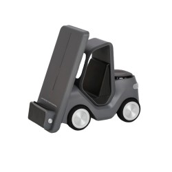 Бездротовий зарядний пристрій TheGeneral DriveCharge 15W з підсвічуванням та годинником графіт - 40051619-01