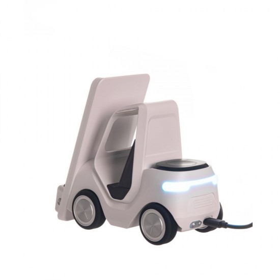 Бездротовий зарядний пристрій TheGeneral DriveCharge 15W з підсвічуванням та годинником білий - 40051619-08