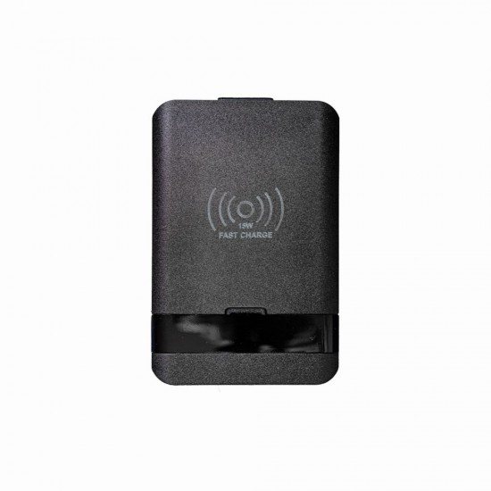 Бездротовий зарядний пристрій TheGeneral Flow 15W з набором перехідників чорний - 40070119-01