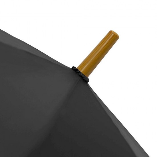 Парасоля-тростина напівавтоматична Bergamo Promo чорний - 45100-3 Парасоля-тростина напівавтоматична Bergamo Promo чорний - 45100-3