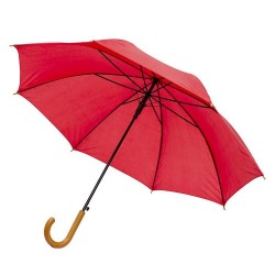 Парасоля-тростина напівавтоматична Bergamo Promo червоний - 45100-5