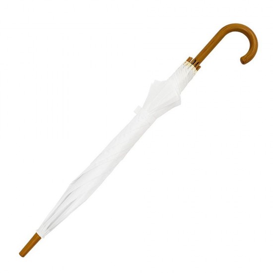 Парасоля-тростина напівавтоматична Bergamo Promo білий - 45100-6