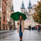 Парасоля-тростина напівавтоматична Bergamo Promo темно-зелений - 45100-99 Парасоля-тростина напівавтоматична Bergamo Promo темно-зелений - 45100-99